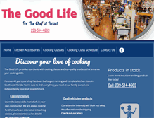Tablet Screenshot of goodlifenaples.com